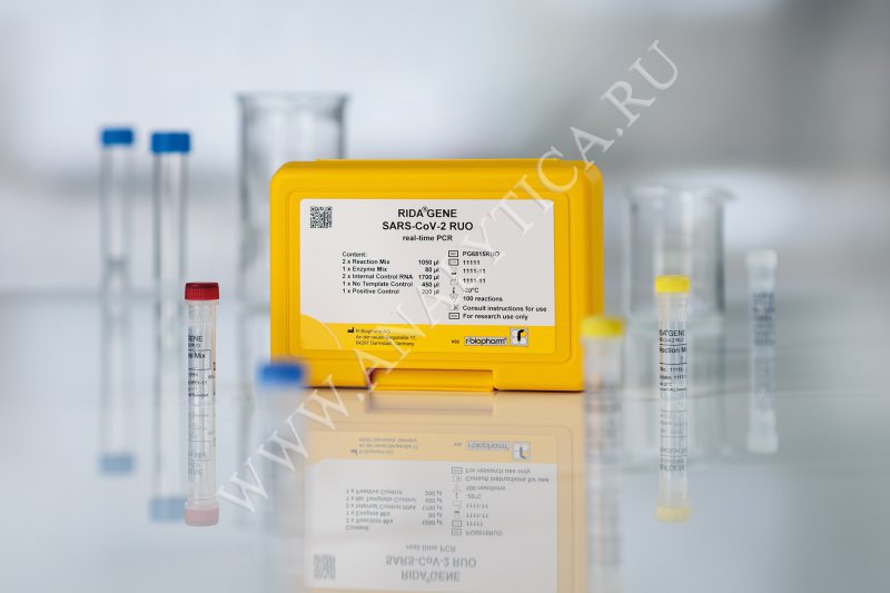 Новый коронавирус 2019 (RIDA®GENE SARS-CoV-2 RUO), качеств. опред. РНК,  CE-marked, для научных исследований, ПЦР - купить по выгодной цене